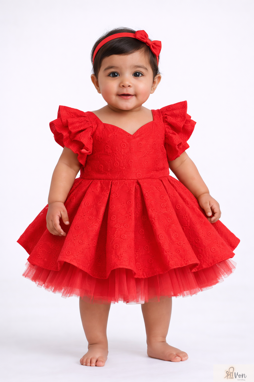 Little Red Ruffle Dream' dress!