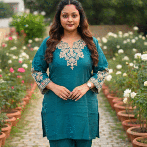 The Sapphire Serenity Kurta Set