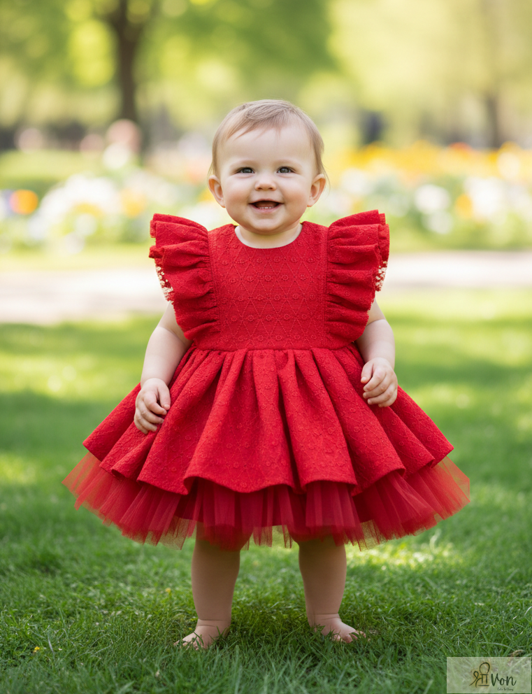 Little Red Ruffle Dream' dress! - Image 2